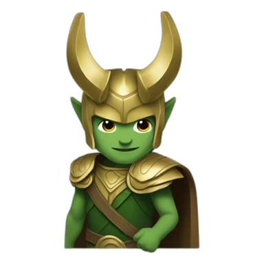 Loki norse mythology sticker