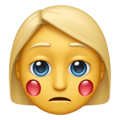 emoji représentant un 'noob', visage simple avec une expression maladroite ou confuse sticker