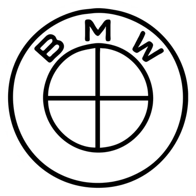 BMW logo sticker