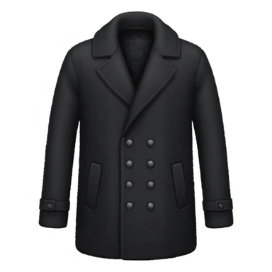 black longcoat sticker