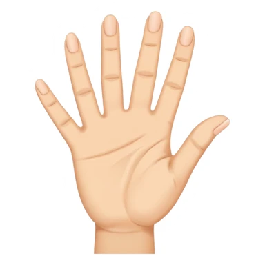 American Sign Language number 7 sticker