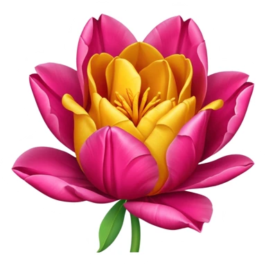 Tulip rose sticker