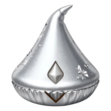 Glittery Hershey’s kiss  sticker