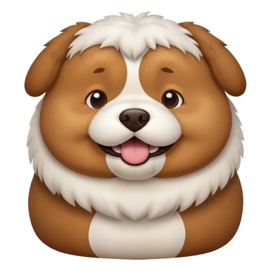 Fat dog sticker