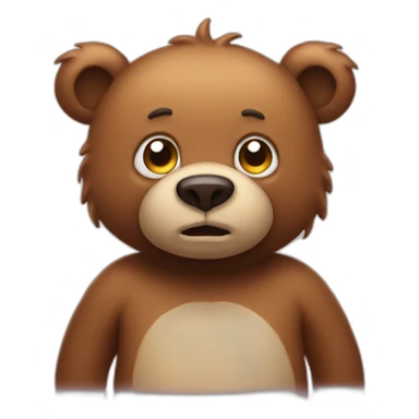 fart` bear sticker