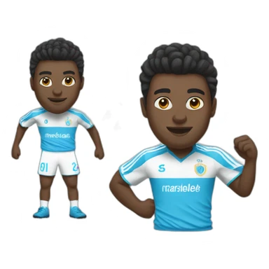 olympique de marseille sticker