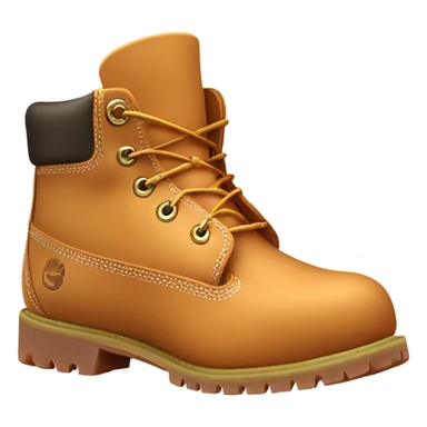 Caramel frape inside of a timberland boot sticker