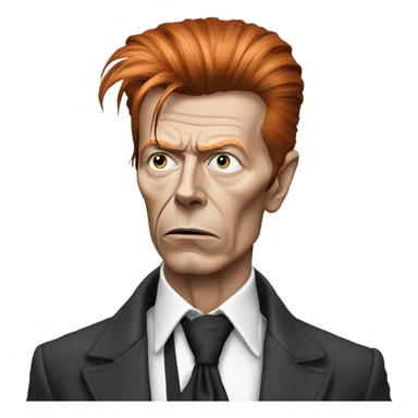 daavid bowie sad sticker