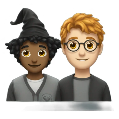 J k rolling with harry Potter sticker