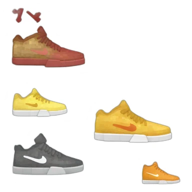 Minecraft Nike shoes sticker