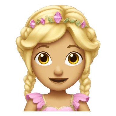 Blonde fairy princess sticker