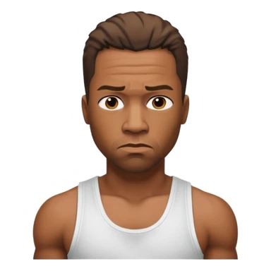 Create a GTA CJ - Carl Johnson from GTA San Andreas emoji for a teams chat but make it more original style to the game sticker