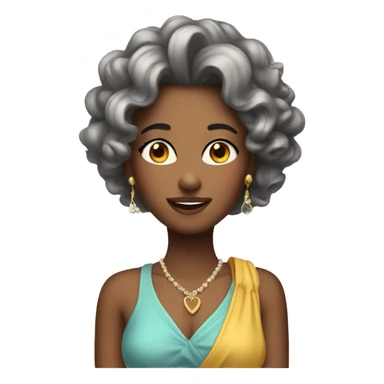 cute coquette emoji sticker