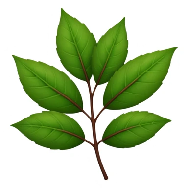 convert the green colour stem part into dark brown colour sticker