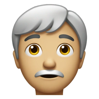 confused but whatever face sticker