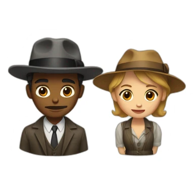 bonnie and clyde sticker