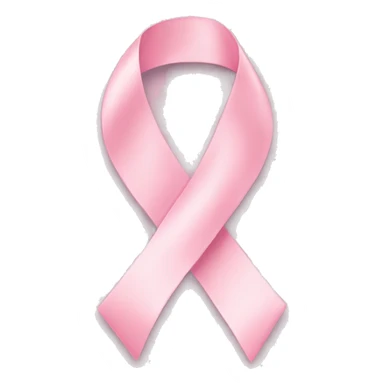 pastel pink ribbon sticker
