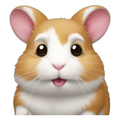 Rabbit hamster mix sticker