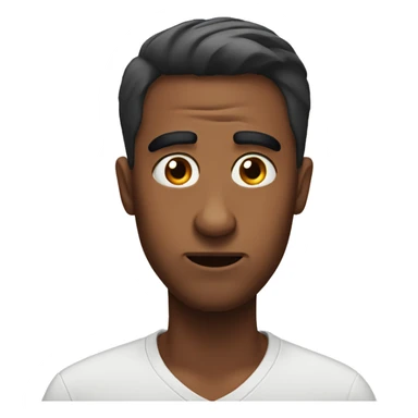 eyebrow raised confused  sticker