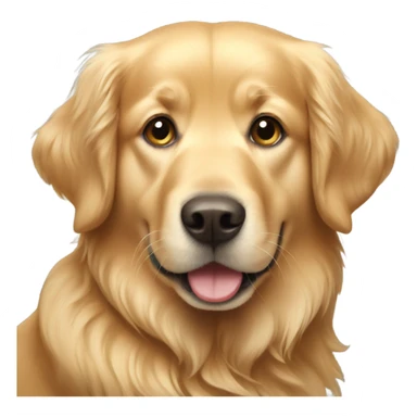 golden retriever  sticker