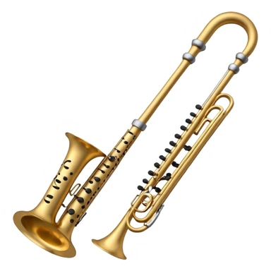 robot Create a sophisticated and elegant emoji that represents orchestration and arrangement. The design should feature a conductor’s baton, musical notes, and a symphonic score, symbolizing the process of arranging and orchestrating music. Incorporate instruments like a violin, trumpet, sticker