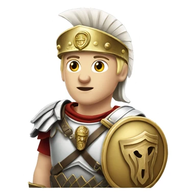 pale skinned Roman Legionnaire with scutum sticker