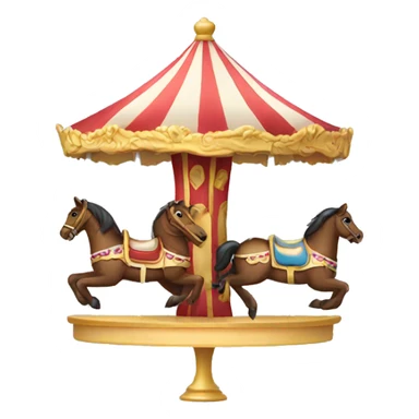 A carousel  sticker