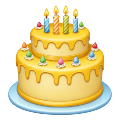 Birthday un yellow sticker