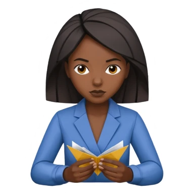 Street Origami Folder black woman sticker