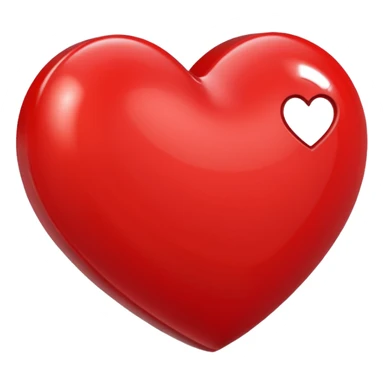 😝 avec un cœur rouge en haut à droite sticker