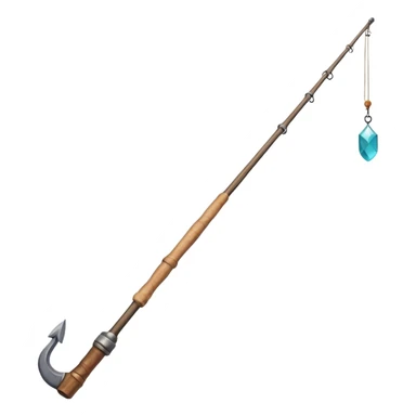 medieval fishing rod sticker