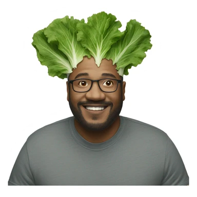 a single piece of mustard greens sticker