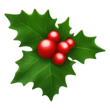 holly berry sticker