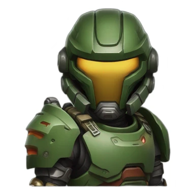 doom slayer sticker