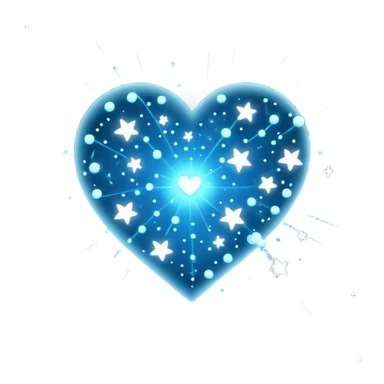 constellation heart  sticker