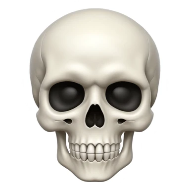 Skull edit sticker