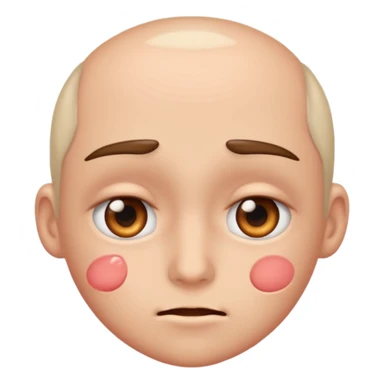 Face with eyes rolling while blushing sticker