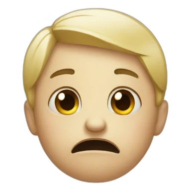 stressed crying sticker