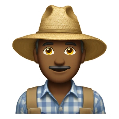 farmer with sut sticker