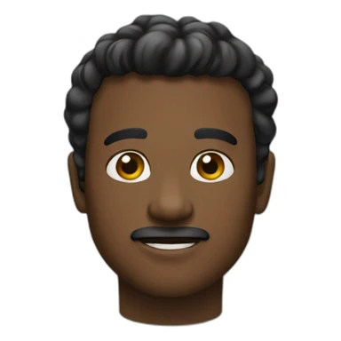 Black peppleo smail sticker