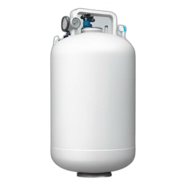 white oxygen tank sticker