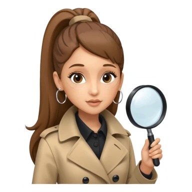 can you create Ariana Grande as an investigator? sticker