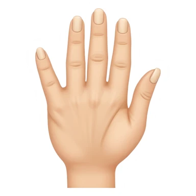 hand with ring finger and thumb down sticker