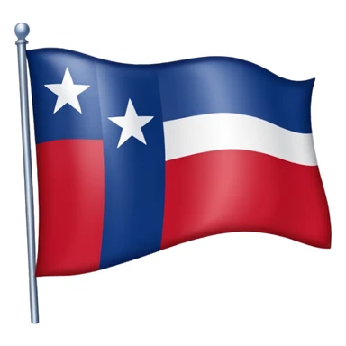 Texas flag in the shape of Texas  sticker