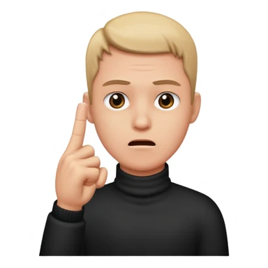 showing with your big finger on the neck like you want to kill them sticker