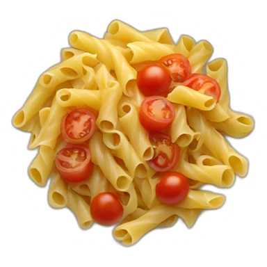 delicious pasta with tomatoes sticker