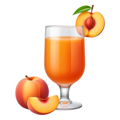 Nectarine juice sticker
