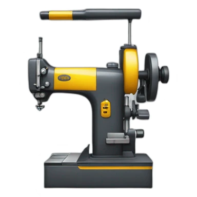 Maquina de coser sticker