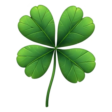 🍀The five-leaf clover that turned black sticker