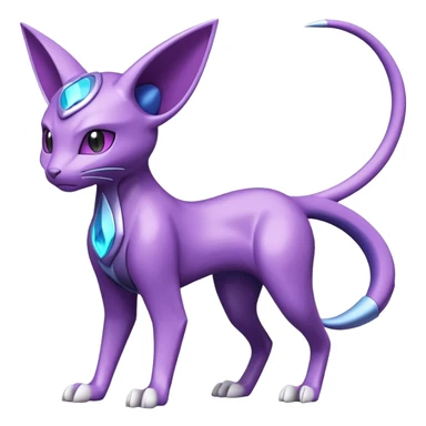 Miraidon-Genesect-Espeon-Mewtwo-Fakémon-hybrid-creature (full body)  sticker